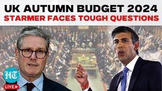 UK Autumn Budget 2024 Live Keir Starmer Faces Tough Questions at PMQs  Rishi Sunak  UK News Live [upl. by Hgielrebmik]