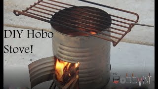 Hobo Stove Build [upl. by Aihsekat]