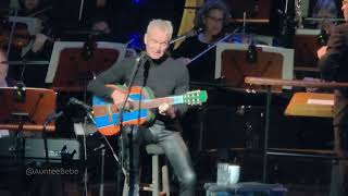 Sting  Live  Talks then sings Fragile  SF Symphony February 14th 2024 Sting AunteeBebe [upl. by David]