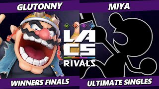 LACS Rivals WINNERS FINALS  Glutonny Wario Vs Miya Game amp Watch Smash Ultimate  SSBU [upl. by Zebulon]