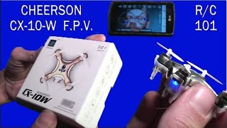 Cheerson CX10W Worlds Smallest FPV Drone [upl. by Astrix297]