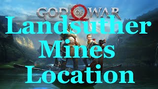 God of War 4  How to get to Landsuther mines location [upl. by Farrell]