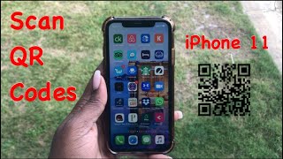 How To Scan QR Codes iPhone 11 [upl. by Jarvis]