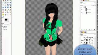 How to make a transparent background in imvu [upl. by Enilav]