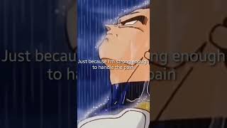 Vegeta rain lonely quote [upl. by Ardnasak]