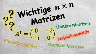 Wichtige n x n Matrizen🤯 [upl. by Thorlay]