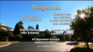 Neighbours 2011 Closing Credits Long Version [upl. by Stoeber]