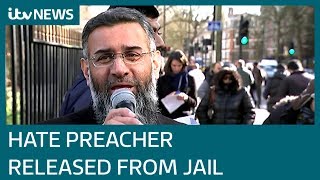 Anjem Choudary released from prison  ITV News [upl. by Yrrad]