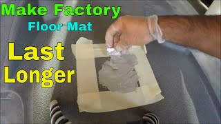 Making Factory Floor Mat Last Longer DIY Mercedes Sprinter [upl. by Claudell]