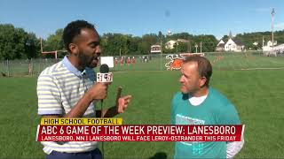 Lanesboro football relishes the opportunity for redemption against LeroyOstrander [upl. by Scholz]