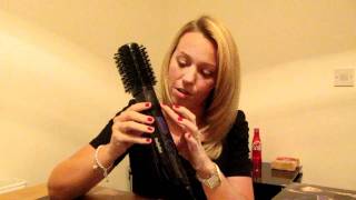 BaByliss Big Hair Spinning Brush Review and How To Guide  PluggedIncouk [upl. by Elinnet]