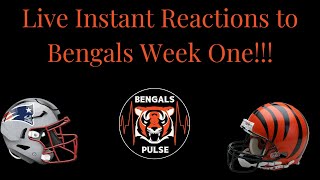 Bengals Pulse Week 1 Post Game Instant Reactions [upl. by Heiney]