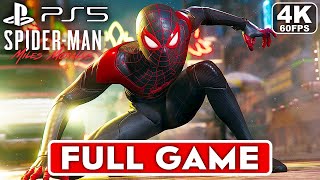 SPIDERMAN MILES MORALES Gameplay Walkthrough Part 1 FULL GAME 4K 60FPS PS5  No Commentary [upl. by Hiroshi]