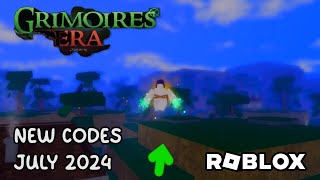 Roblox Grimoires Era New Codes July 2024 [upl. by Eirene]