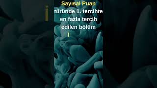 1tercihte Say puan türünde en fazla tercih edilen bölüm tercih yks2023 üniversite bilgisayar [upl. by Pulsifer]