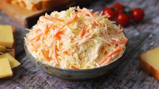 The Best Homemade Creamy Coleslaw Ready in 5 minutes [upl. by Iene]