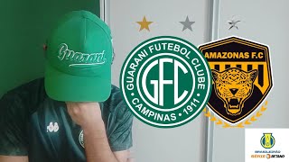 PÓS JOGO GUARANI 0 X 0 AMAZONAS [upl. by Rufena230]