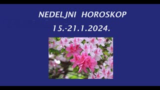 Jasminka HolclajtnerRoyal Astro StudioNEDELJNI HOROSKOP ZA PERIOD OD 152112024 [upl. by Angele]