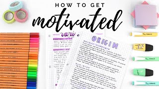 How to get motivated  study motivation tips [upl. by Welles]