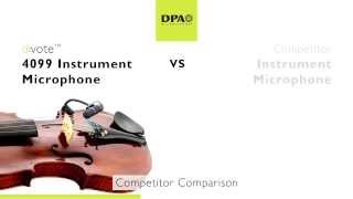 dvote™ 4099 Instrument Microphone competitor comparison [upl. by Mullac700]