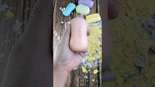 Soap cutting ASMR234 🌈🧼 ✨  Satisfying  Soap  Sleep aid  Anxiety Relief shorts CSA1217 [upl. by Karb]