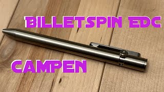 Unboxing  Billetspin EDC Titanium CamPen [upl. by Hall818]