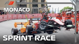 F3 Sprint Race Highlights  2024 Monaco Grand Prix [upl. by Ut]