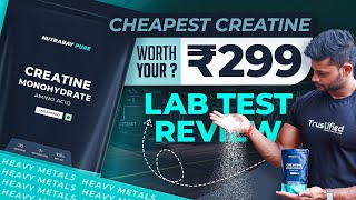 NUTRABAY CREATINE MONOHYDRATE LAB TESTED REVIEW BY TRUSTIFIED  review health gym [upl. by Ainez]