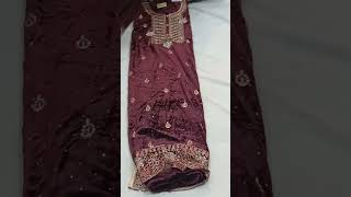 Velvet suit allover Bombay Cloth House Tauni Devi 94188 89188 [upl. by Garv]