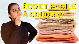 5 tissus ECOresponsables pour débuter en couture [upl. by Wendall]