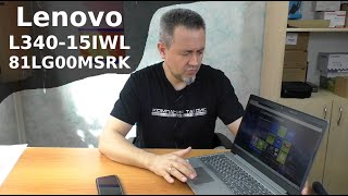 Обзор ноутбука Lenovo L34015IWL 81LG00MSRK [upl. by Hamel528]