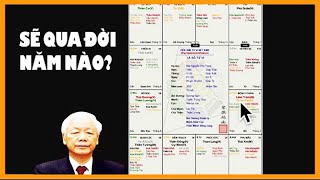 Lá số Tử vi của Nguyễn Phú Trọng Thầy số TQ luận gì về vận mệnh Tổng BT năm nay [upl. by Sonnie]