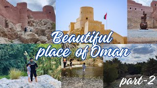 UAE to Oman Road Trip part2  Nakhal fort Oman  Travel vlog [upl. by Adelind159]