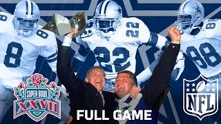 Super Bowl XXVII quotThe Start of a Dynastyquot  Dallas Cowboys vs Buffalo Bills  NFL Full Game [upl. by Kele]