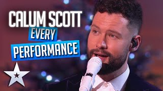 GOLDEN BOY Calum Scott  EVERY performance  Britains Got Talent [upl. by Acinomahs879]