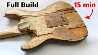 Handcrafting an Ultra Stratocaster Full Build amp Sound Test [upl. by Benedick]