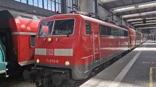 Abfahrt des Regionalexpress 4064 am 30052024 in München Hbf [upl. by Ioyal]