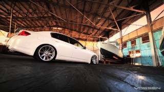 Infiniti G25  Q40 on 20 Vossen VVSCV4 Concave Wheels  Rims [upl. by Arvad]