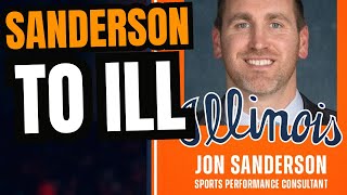 ExMichigan strength coach Jon Sanderson works for Illinois now [upl. by Akoek359]