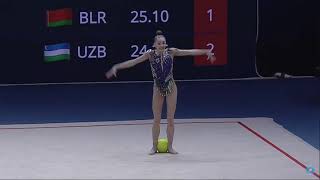 Anastasia SALOS BLR Ball EF  World Cup Tashkent 2021 [upl. by Ailadgim407]