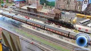 Railway modelling  Plastici Model EXPO Italy 2012 [upl. by Glanti]