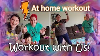 At Home Workout with Us  Team Body Project Cardio [upl. by Enihsnus384]