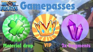 Gamepass ideasconcepts for bloxfruits 2 [upl. by Sulrac]