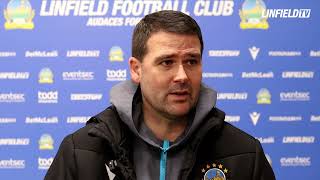 INTERVIEW  David Healy Postmatch vs Warrenpoint Town  06012024 [upl. by Jenn507]