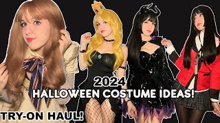 CUTE HALLOWEEN COSTUMES TRY ON HAUL 2024 costume ideas 👻🎃💋 [upl. by Engelbert]