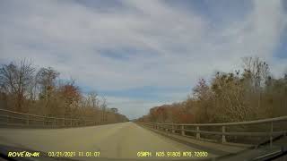 NC 45 Bridge over Roanoke River Plymouth NC [upl. by Nolava]