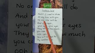 Endless love  song for confessing proposing lyrics beloved old song [upl. by Al]