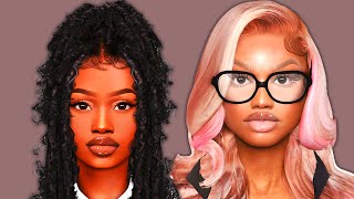 THE BEST FEMALE CC FOLDER  CC Folder amp Sims Download  Sims 4 Create a Sim [upl. by Yeldnarb543]