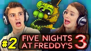 FIVE NIGHTS AT FREDDYS 3 2 React Gaming [upl. by Hildagard226]