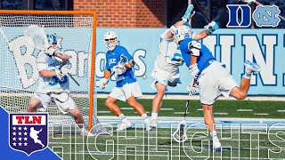 The game that made Duke and UNC share the ACC Trophy  2021 Lacrosse Highlights [upl. by Dowell710]